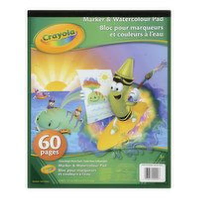 Crayola - Marker and Watercolor Pad, 1 Each