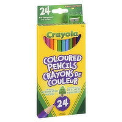 Crayola - Colored Pencils Sharpened, 24 Each