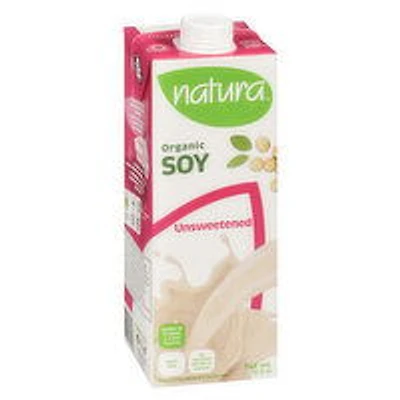 Natur-a - Organic Fortified Soy Beverage - Unsweetened, 946 Millilitre