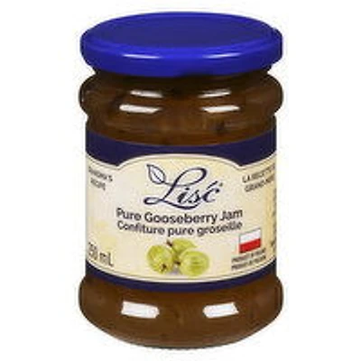 Lisc - Pure Gooseberry Jam, 250 Millilitre