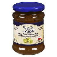 Lisc - Pure Gooseberry Jam, 250 Millilitre