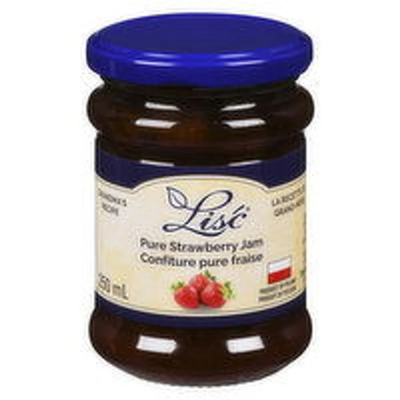 Lisc - Pure Strawberry Jam, 250 Millilitre