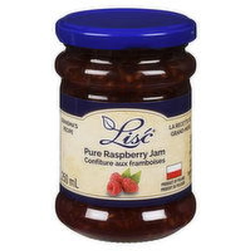 Lisc - Pure Raspberry Jam, 250 Millilitre