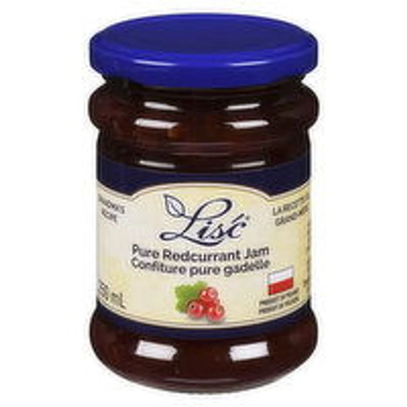 Lisc - Pure Redcurrant Jam, 250 Millilitre