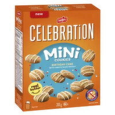 Leclerc - Celebration Birthday Cake Mini Cookie, 200 Gram
