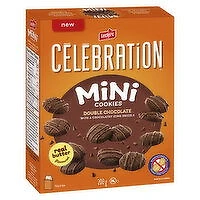 Leclerc - Celebration Mini Double Chocolate Cookies, 200 Gram