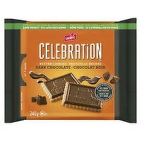 Leclerc - Celebration Dark Chocolate Butter Cookies, 240 Gram