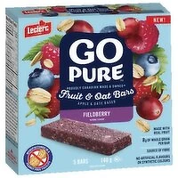 Go Pure - Fruit & Oat Bars, Fieldberry, 5 Each