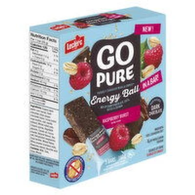 Go Pure - Energy Ball in a Bar Raspberry Burst, 5 Bars, 5 Each