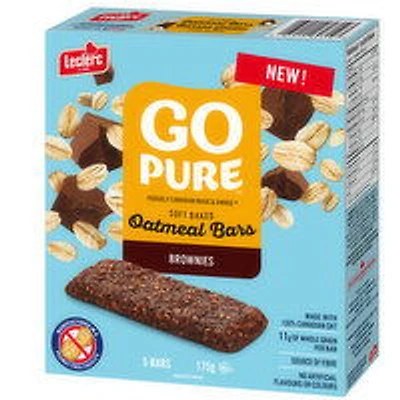 Go Pure - Soft Baked Oats Brownie, 5 Each