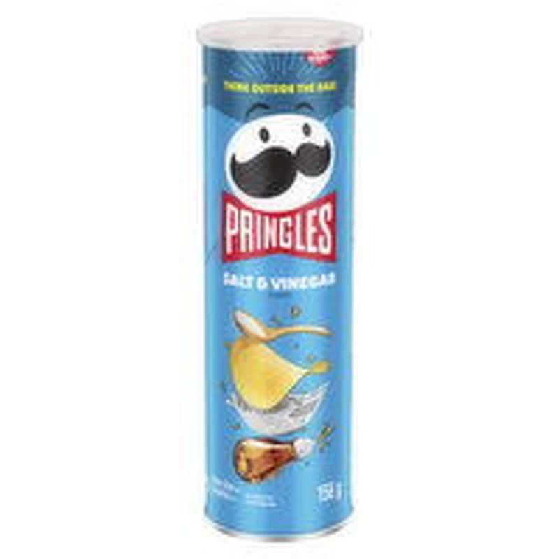 PRINGLES - Potato Chips Salt & Vinegar, 156 Gram