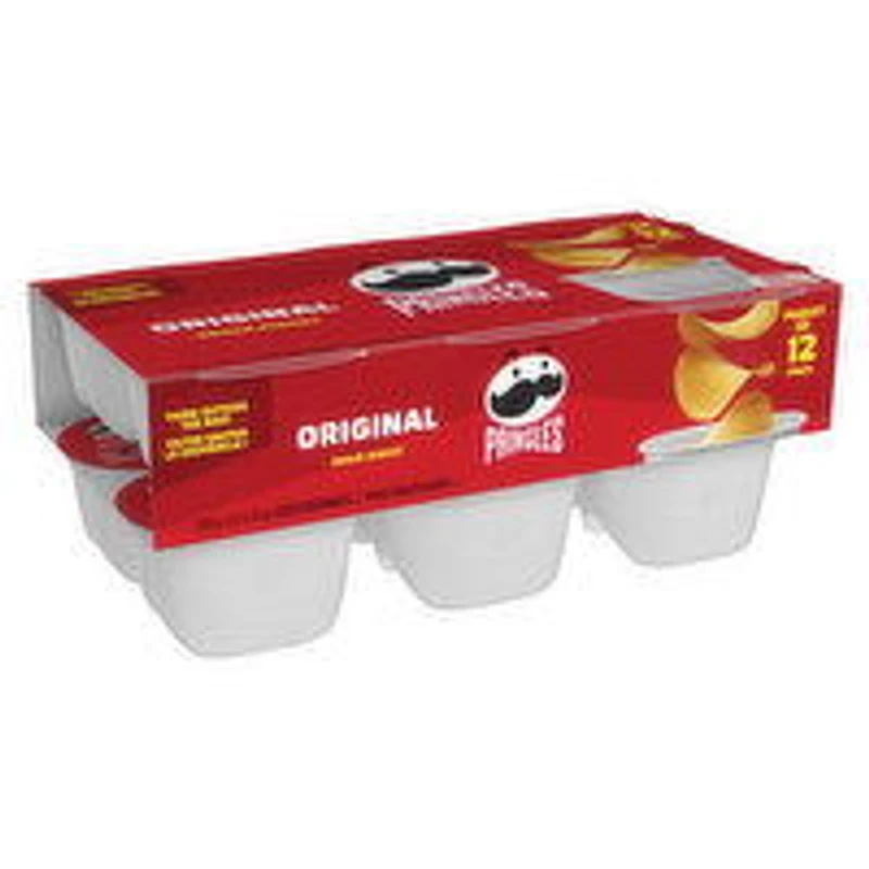 PRINGLES - Potato Crisps Snack Stack - Original, 12 Each