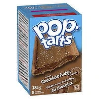Kellogg's - Pop-Tarts, Frosted Chocolate Fudge Flavour, 8 Pack, 384 Gram