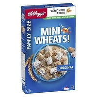 Kellogg's - Mini Wheats! Original Frosted Cereal, Family Size, 650 Gram