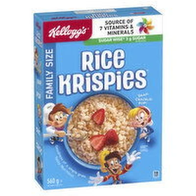 Kellogg's - Rice Krispies Family Pack Cereal, 560 Gram