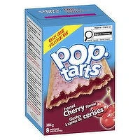 Kellogg's - Pop-Tarts Frosted Cherry Flavour, 8 Pack, 384 Gram