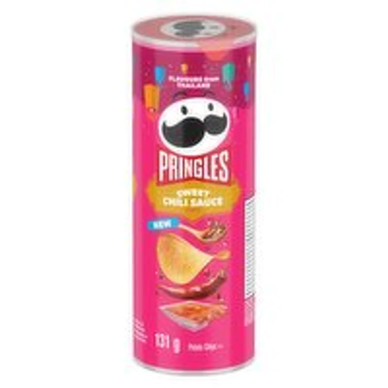 PRINGLES - Sweet Chili Sauce Potato Chips, 131 Gram