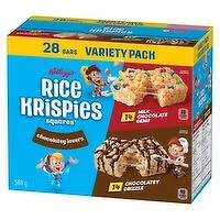Kelloggs - Rice Krispies Bars 2 Flavor Variety Pack, 588 Gram