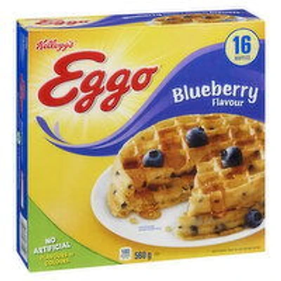 Kellogg's - Eggo Waffles Blueberry, 16 Each