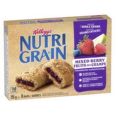 Kellogg's - Nutri-Grain Bars, Mixed Berry, 8 Each