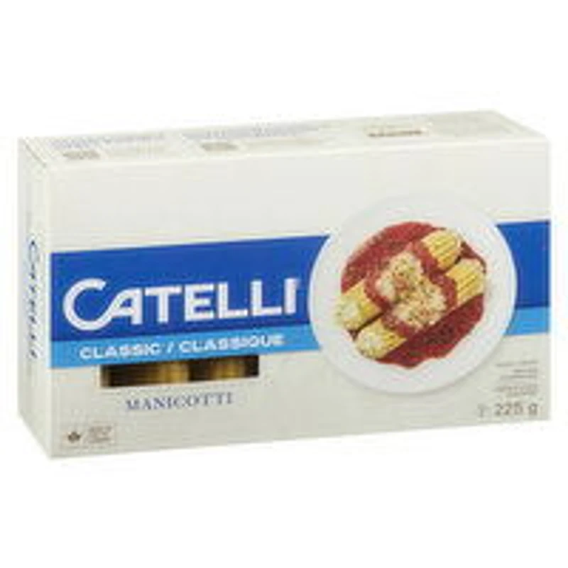 CATELLI - Classic, Manicotti Pasta, 225 Gram