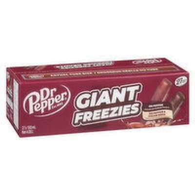 Dr.Pepper - Giant Freeze Pops, 27 Each