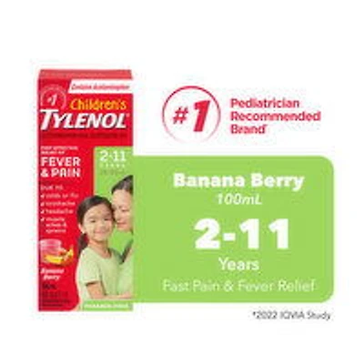 Tylenol - Children's Banana Berry, 100 Millilitre
