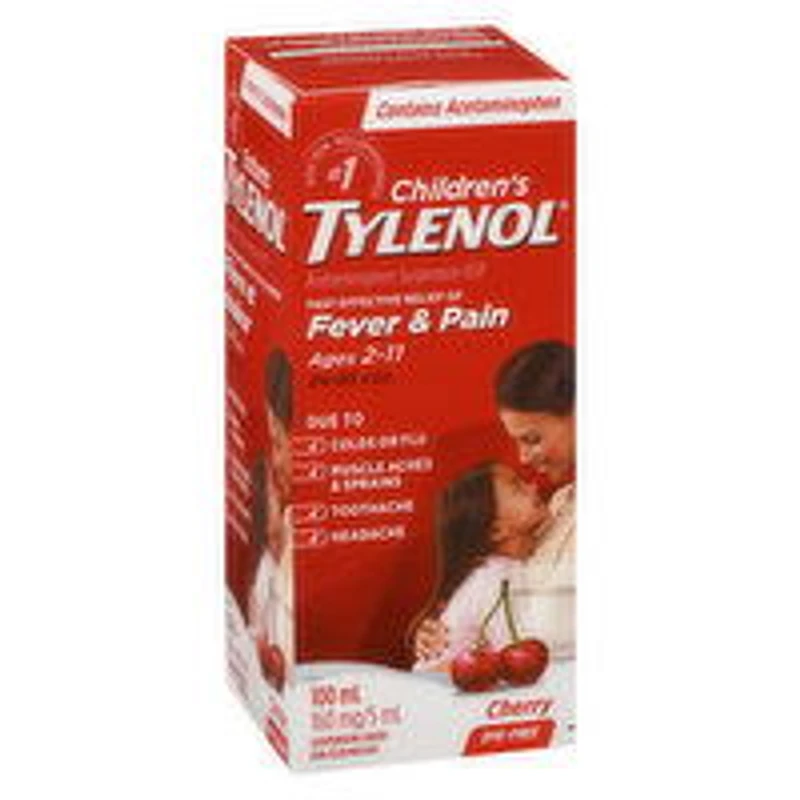 Tylenol - Children's Dye Free Cherry, 100 Millilitre