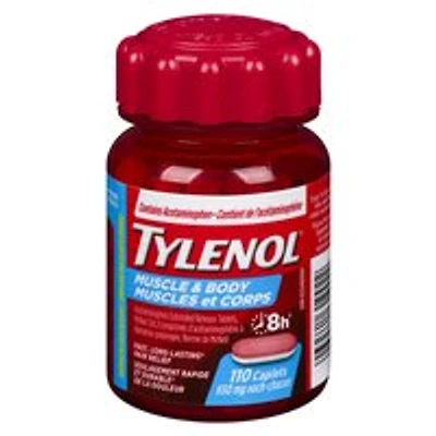 Tylenol - Muscle & Body Caplets, 110 Each