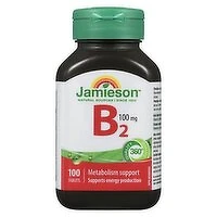 Jamieson - Vitamin B 100 mg, Tablets, 100 Each