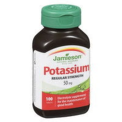 Jamieson - Potassium 50mg, 100 Each