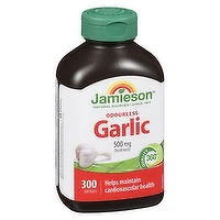 Jamieson - Odorless Garlic 500mg, 300 Each