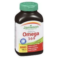Jamieson - Omega 3-6-9 Vitamins, 200 Each