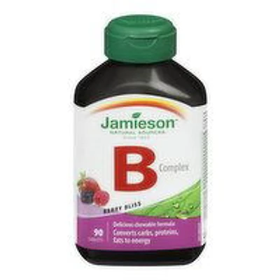 Jamieson - Vitamin B Complex Berry Bliss, 90 Each