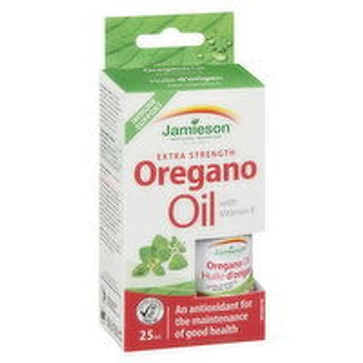Jamieson - Extra Strength Oregano Oil with Vitamin E, 25 Millilitre