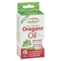 Jamieson - Extra Strength Oregano Oil with Vitamin E, 25 Millilitre