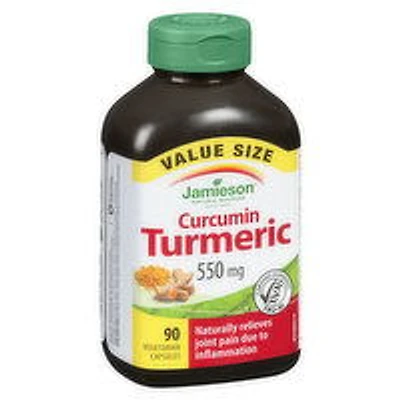 Jamieson - Curcumin Turmeric Capsules 550mg, 90 Each
