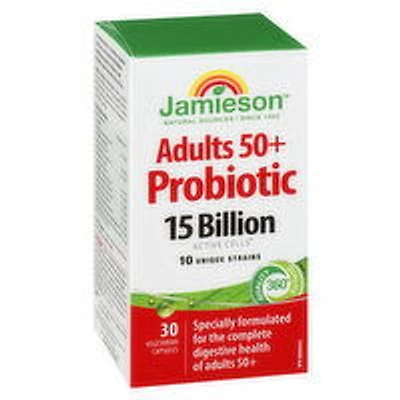 Jamieson - Probiotic Complex for Adults 50+ Capsules, 30 Each