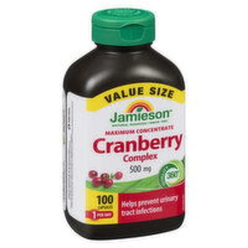 Jamieson - Cranberry Complex 500mg - Value Size, 100 Each
