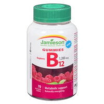 Jamieson - B12 Vitamin Gummies, 1200 mcg, 70 Each