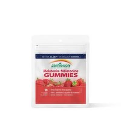 Jamieson - Strawberry Melatonin Gummies, 10 Each