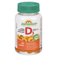 Jamieson - Vitamin D3 Peach Gummy, 45 Each