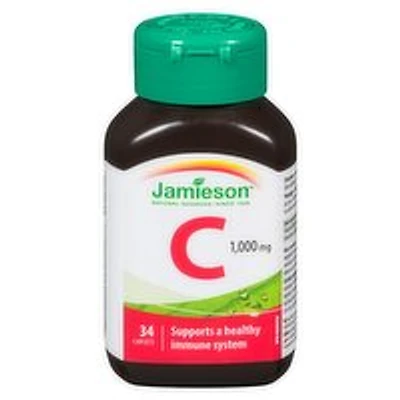 Jamieson - Vitamin C Caplets, 34 Each