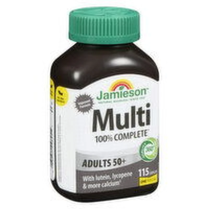 Jamieson - 100% Multi Complete Adult 50+, 115 Each