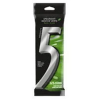 5 Gum - Spearmint-Rain Sugar Free Chewing Gum, 15 Sticks, 3 Each