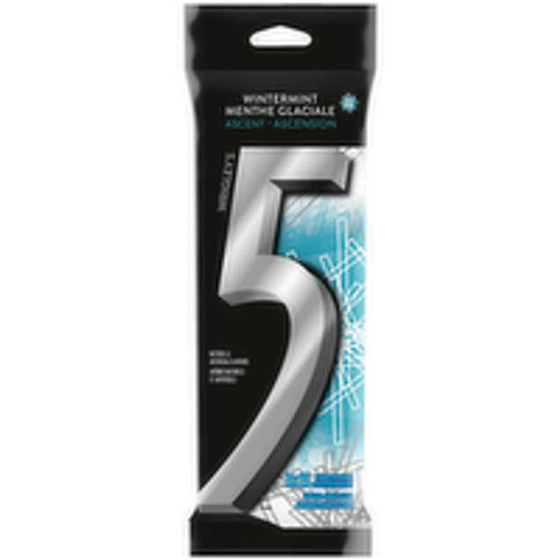 Five - Ascent Escalating Wintermint Gum, 3 Each