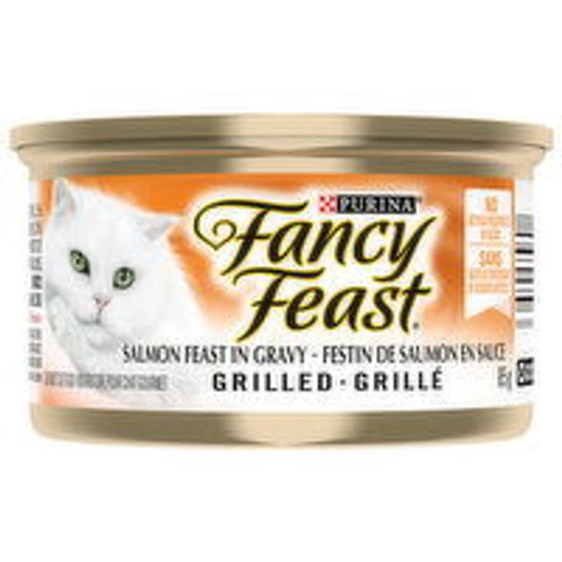 Purina - Fancy Feast - Grilled Salmon Feast, Wet Cat Food, 85 Gram