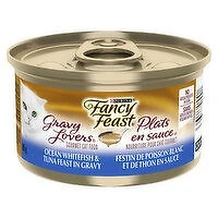 Purina - Fancy Feast Gravy Lovers Ocean Whitefish & Tuna Feast, Wet Cat Food, 85 Gram