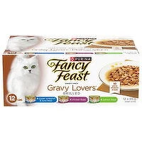Purina - Fancy Feast - Gravy Lovers Variety Pack, Wet Cat Food, 12 Each