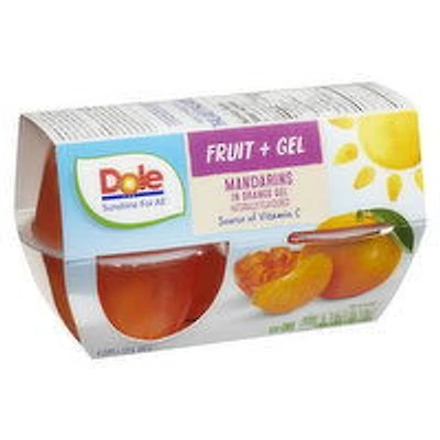 Dole - Mandarin in Orange Gel Fruit Cups, 4 Each